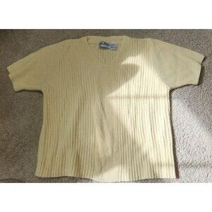 Gina Peters vintage yellow blouse